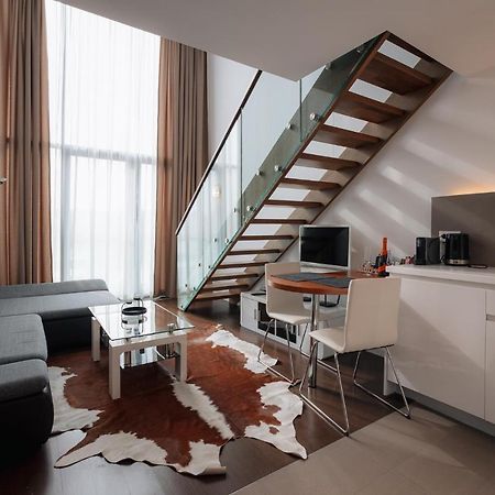 Skau Eurovea Duplex Apartment Danube Exclusive View Free Parking Bratislava Dış mekan fotoğraf